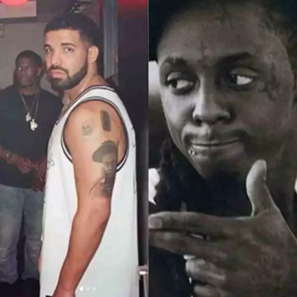 Drake Gets Lil Wayne Tattoo On His Left Arm (Photo)